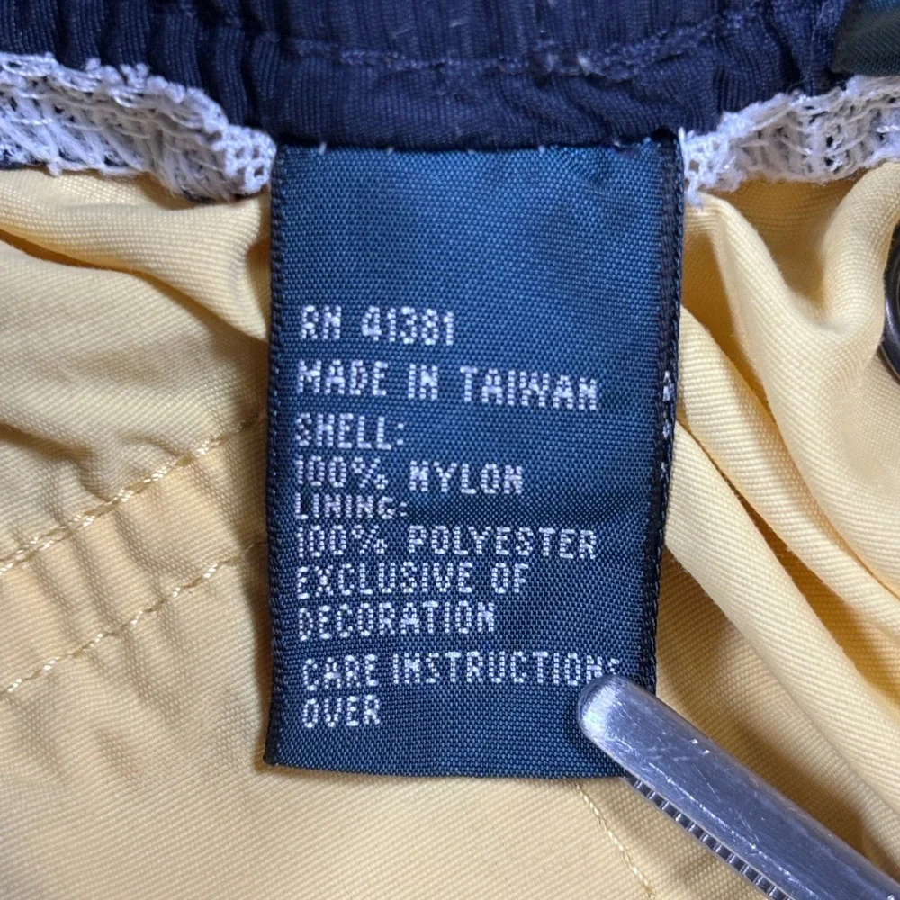 Polo Ralph‎ Lauren Swim Trunks Mens Medium Yellow Nylon Mesh Lined Pony Logo